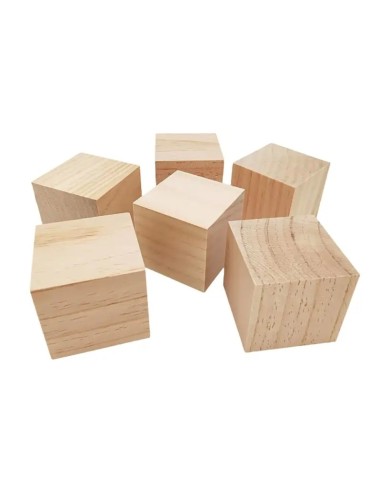 Cubo de Madera personalizado a 2 caras